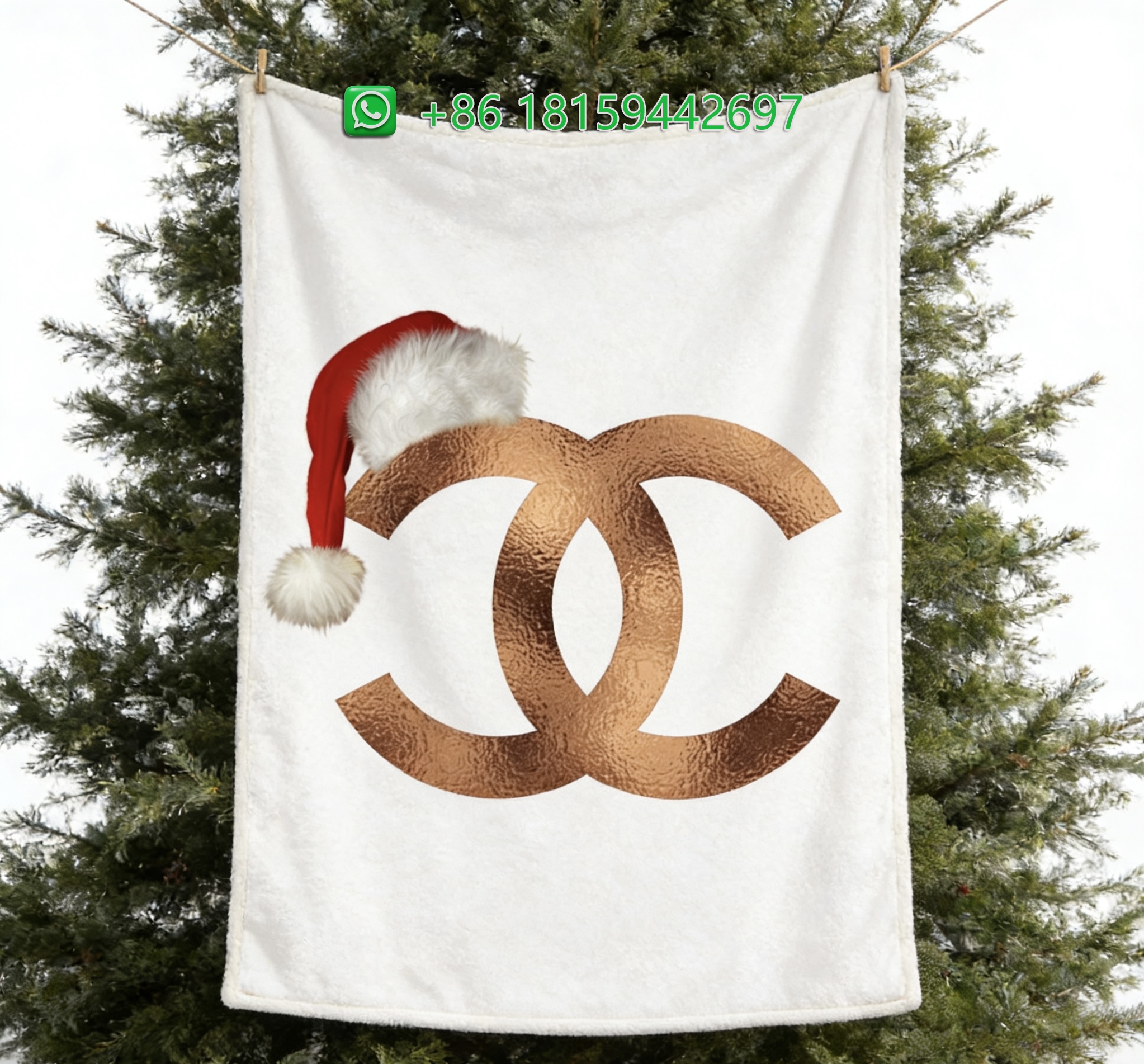 Chanel Throw Blankets